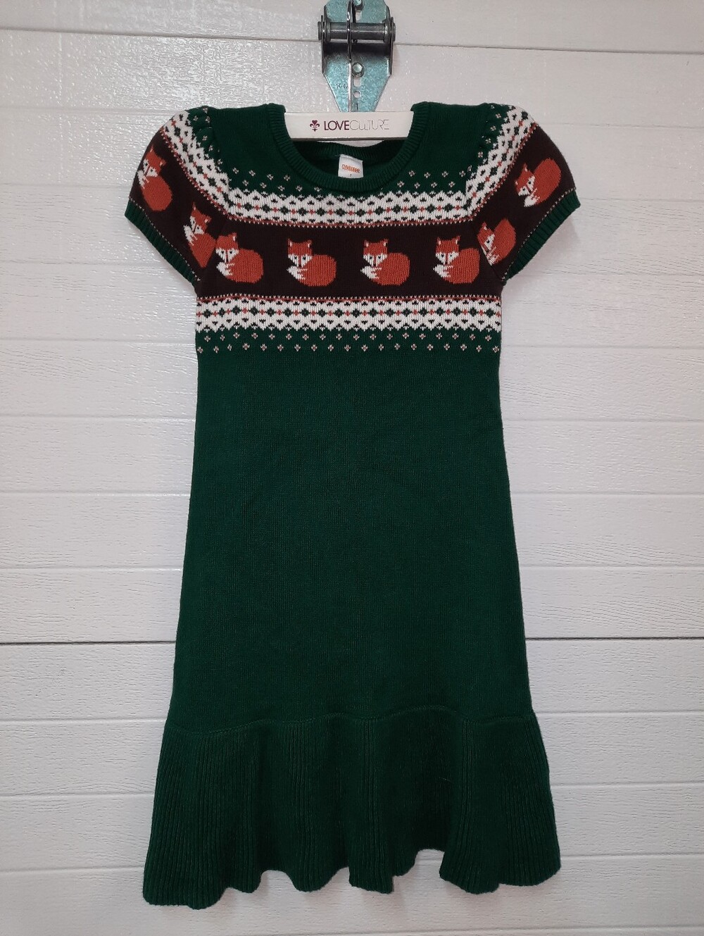 Gymboree Green Knit Dress